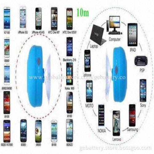 Portable Wireless Mini Waterproof Bluetooth Speaker with 3W x 1 Output Power, 5V DC Voltage